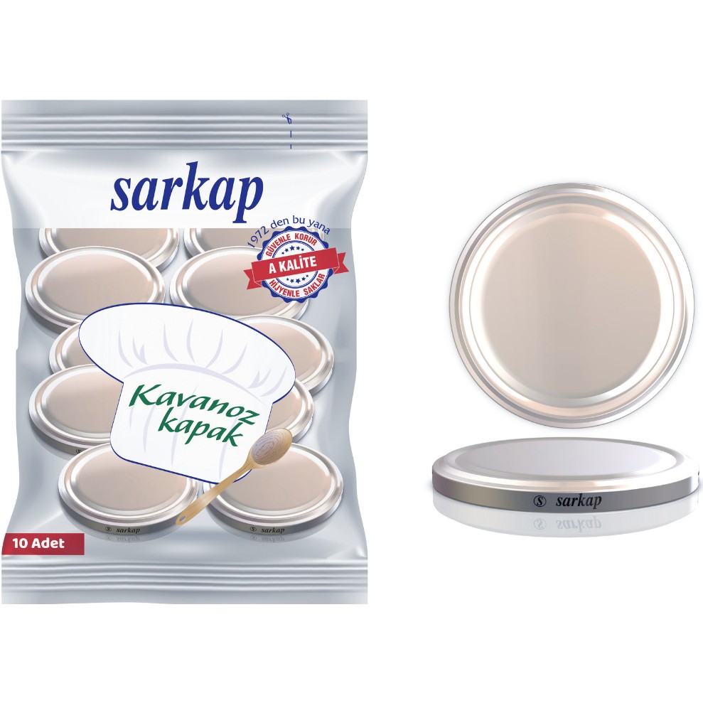 Sarkap Hijyenik Paketli 10 Adet Kavanoz Kapağı - Silver - 82mm SSD / Solid State Drive Fiyatı