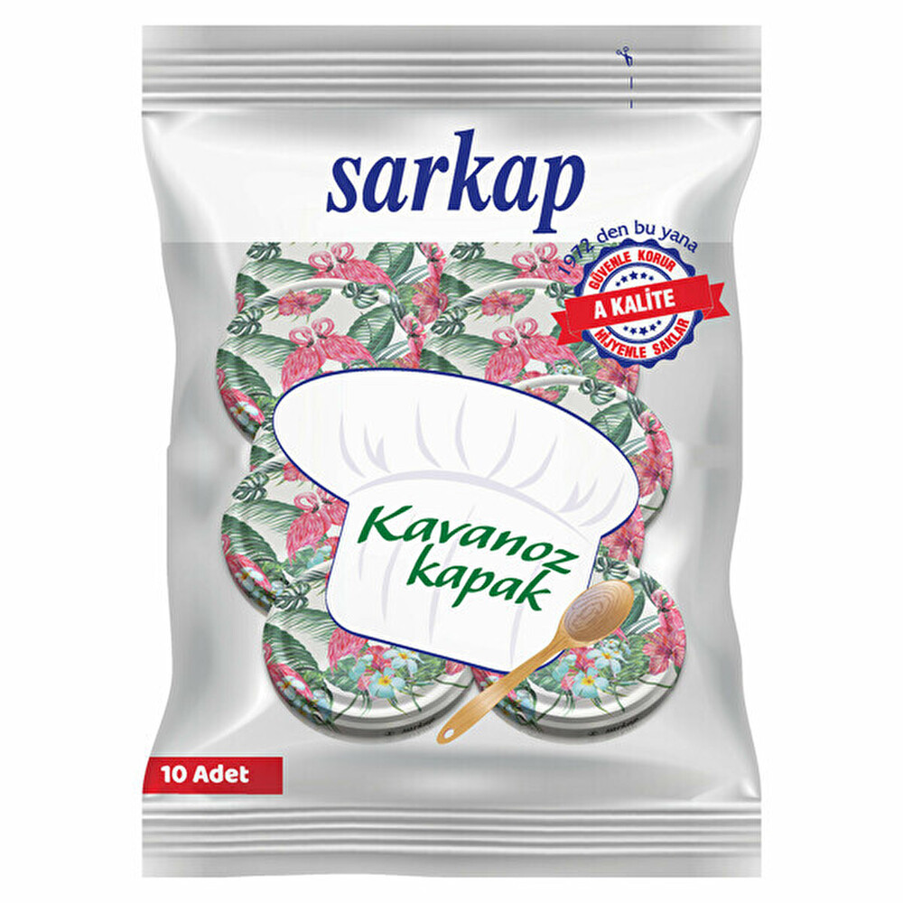 Sarkap Kavanoz Kapağı (10 Adet) Saklama Kapları Fiyatı