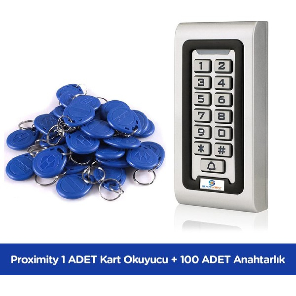 Sarkey 1 Adet Sarkey SR-200 Proximity Kart Okuyucu ve 100 Adet Sarkey SR-600 Proximity Anahtarlık (125 Khz) Oto Boyaları Fiyatı