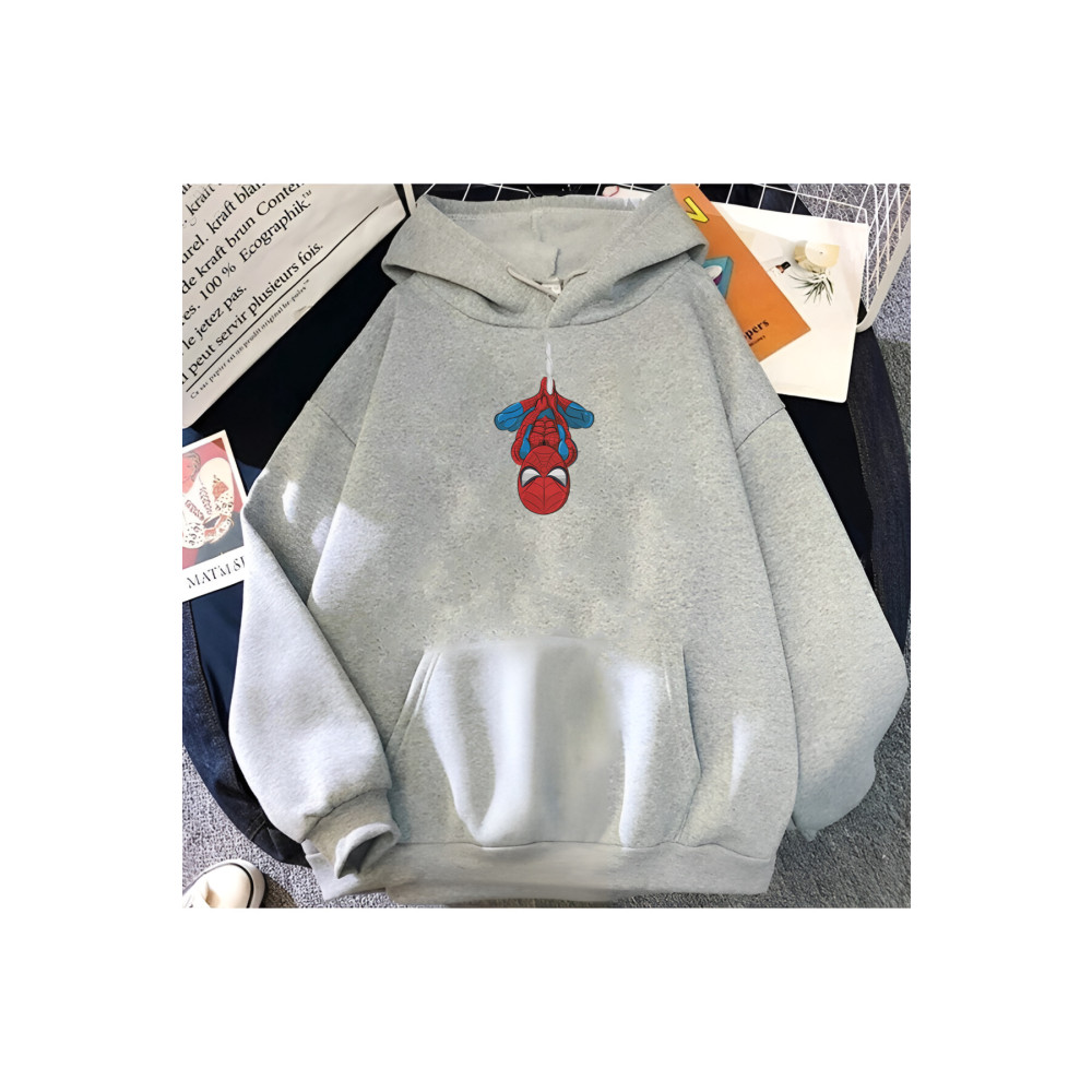 Sarnıç Unisex Ters Örümcek Baskılı Oversize Sweatshirt L Beden Bayan Sweatshirt Fiyatı