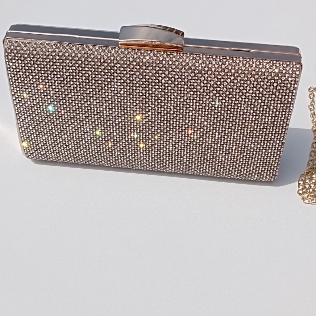 Şarra Gossi Gold Abiye Çanta Altın Gece Çantası Giyim & İç Giyim Fiyatı
