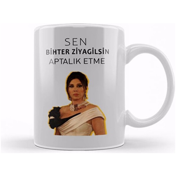Sartre Art Aşk-I Memnu Aptallık Etme Tasarımlı Hediye Kupa Bardak - 001 - Beyaz - 330 ml Fincan / Bardak / Kahve Takımı Fiyatı
