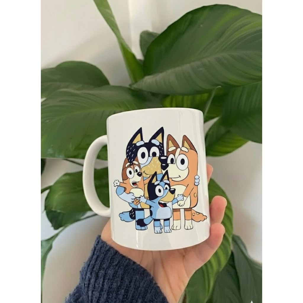 Sartre Art Bluey Bingo5 Karakteri Özel Tasarım Hediyelik Kupa Bardak - 1 Adet - 330 ml Diğer Fiyatı