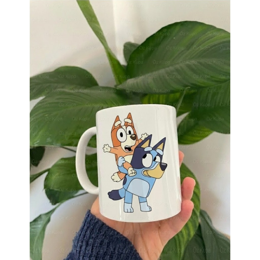 Sartre Art Bluey Bingo6 Karakteri Özel Tasarım Hediyelik Kupa Bardak - 1 Adet - 330 ml Diğer Fiyatı