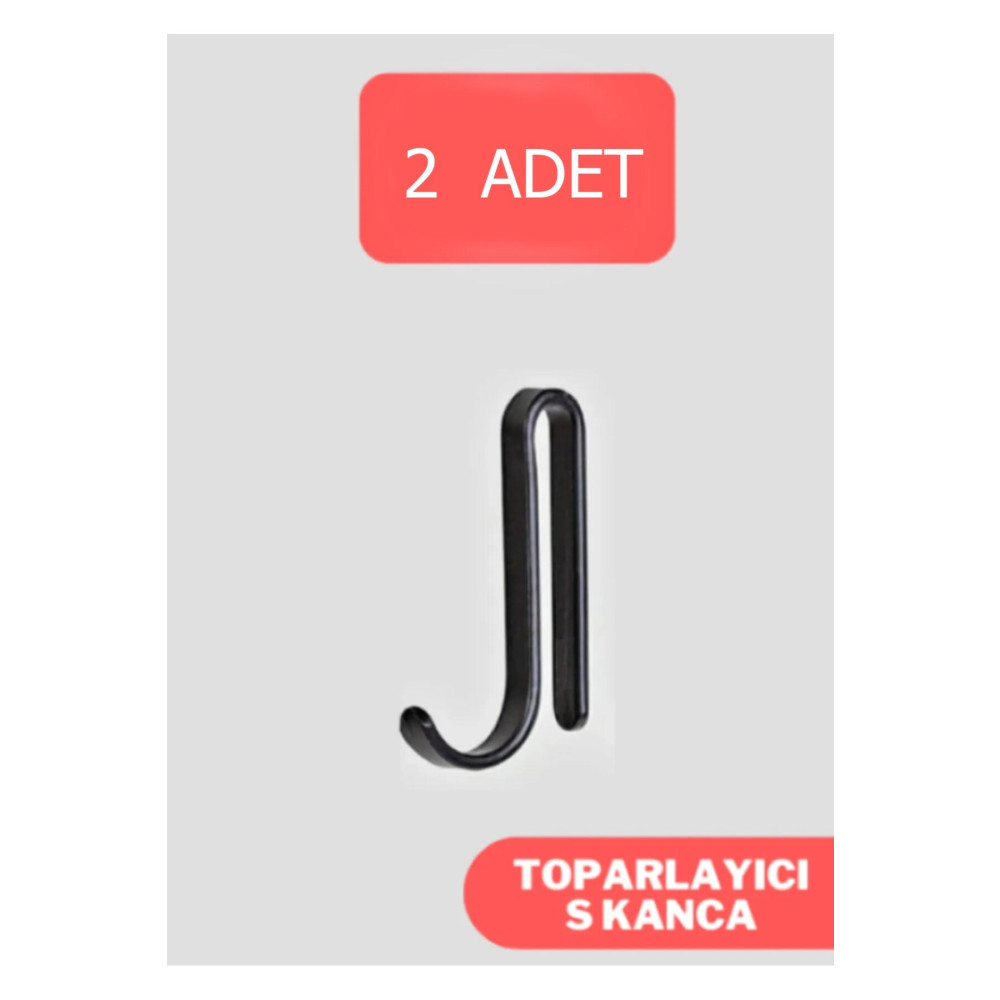 Sas Haus Siyah 2li Kanca Askı Banyo Askılık Fiyatı