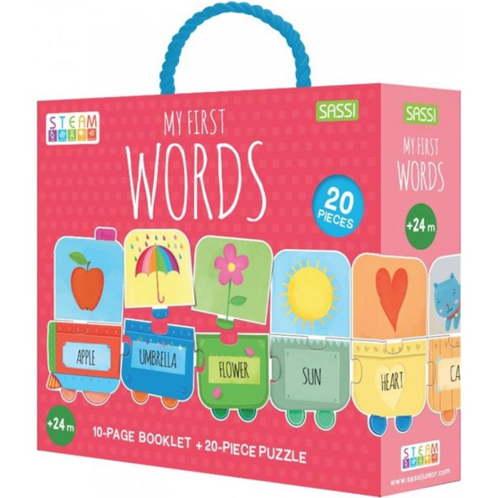Sassı My Fırst Words - Steam Puzzle Yabancı Dil Kitapları Fiyatı