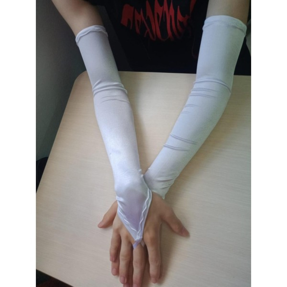 Saten Likralı Dans & Opera Eldiveni - (58 CM) Kadın Eldiveni Fiyatı