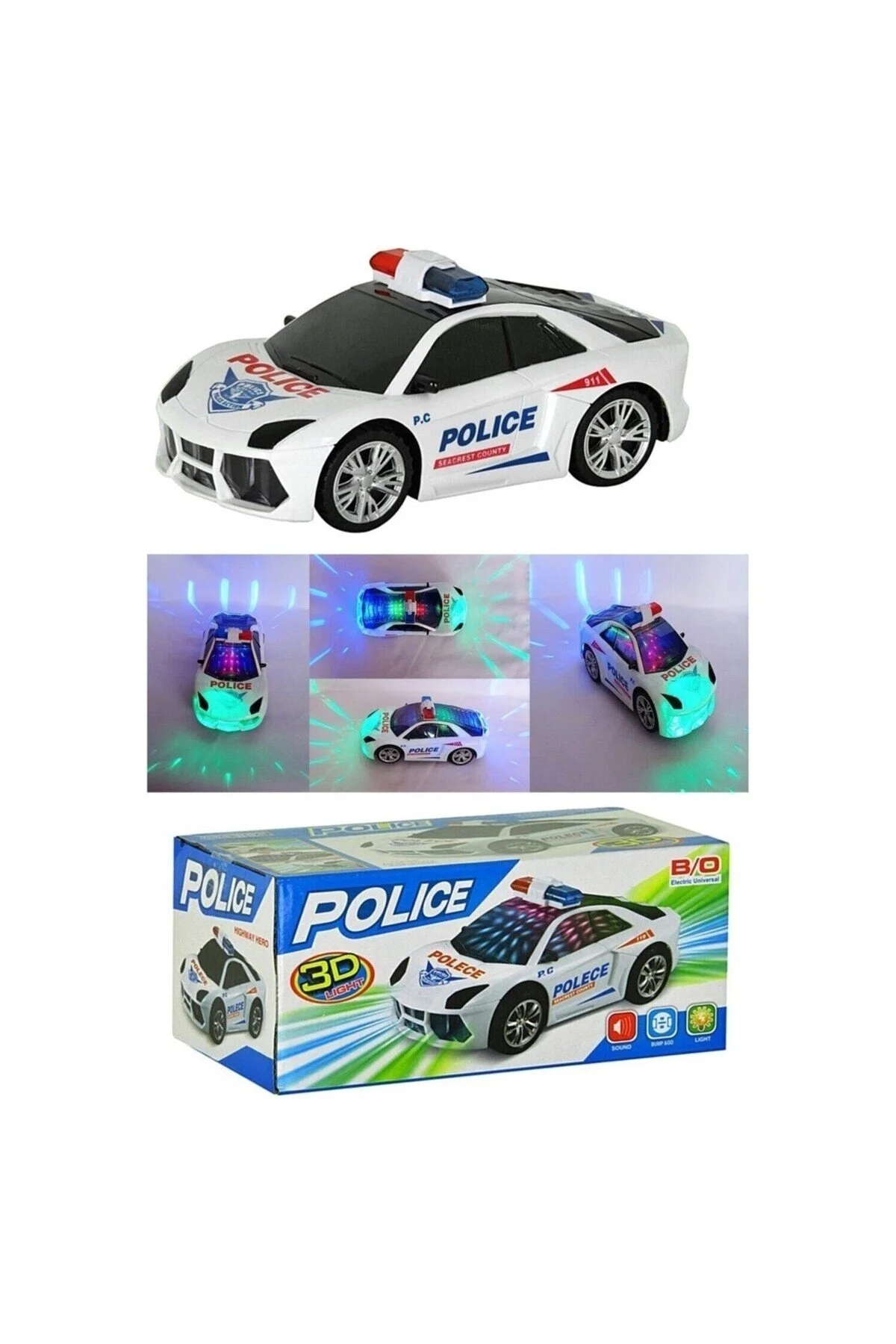 Satış Diyarı Işıklı Müzikli Polis Arabası" Oyuncak Arabalar Fiyatı
