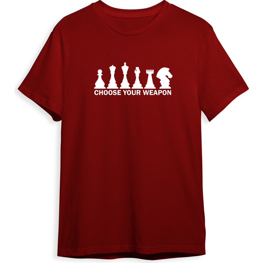 Satranç Medya Choose Your Weapon Erkek T-shirt Fiyatı