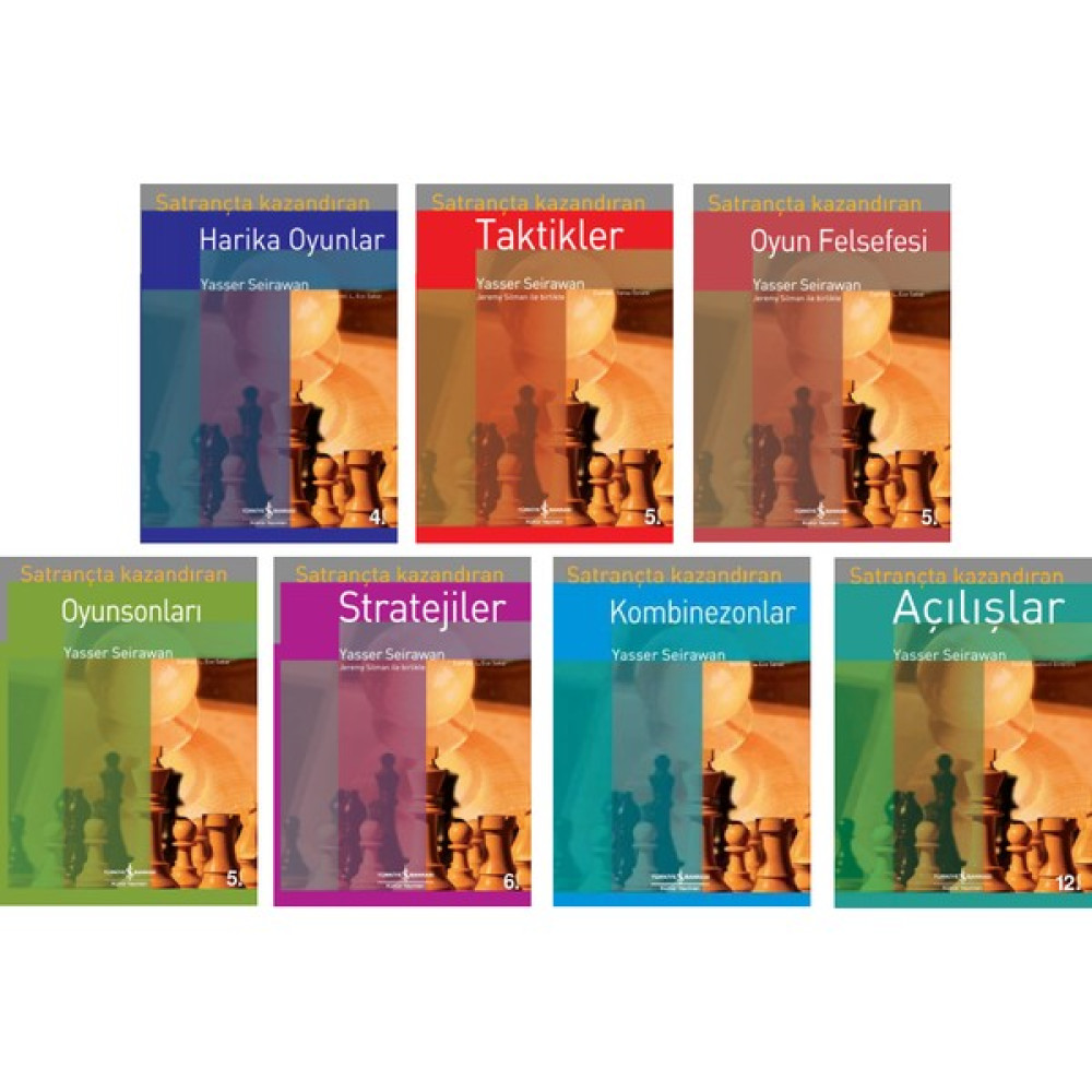 Satrançta Kazandıran Serisi 7 Kitap Set Satranç Kitapları - Harika Oyunlar - Taktikler - Oyun Felsefesi - Oyunsonları - Stratejiler - Kombinezonlar... Puzzle & Aksesuarları Fiyatı