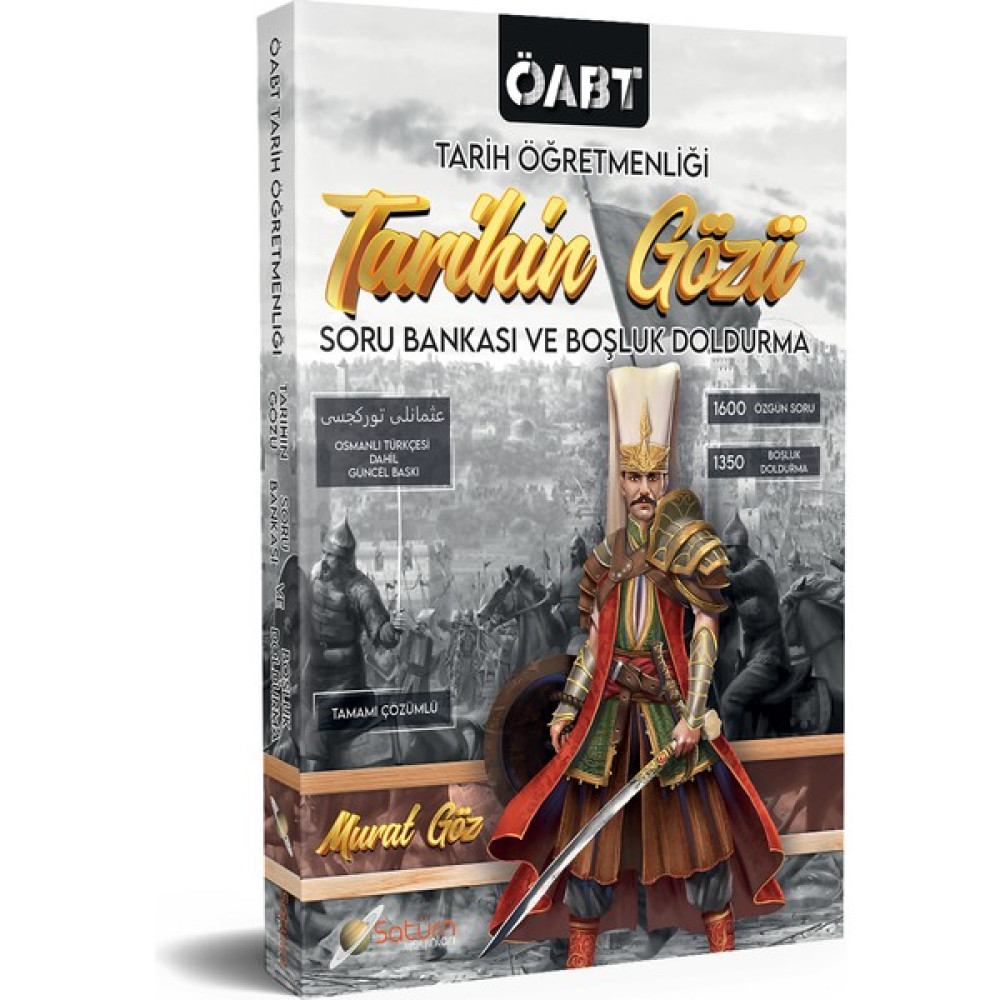 Satürn Yayınları 2023 Öabt Tarih Öğretmenliği Tarihin Gözü Soru Bankası ve Boşluk Doldurma - Murat Göz Ders Sınav Kitapları Fiyatı