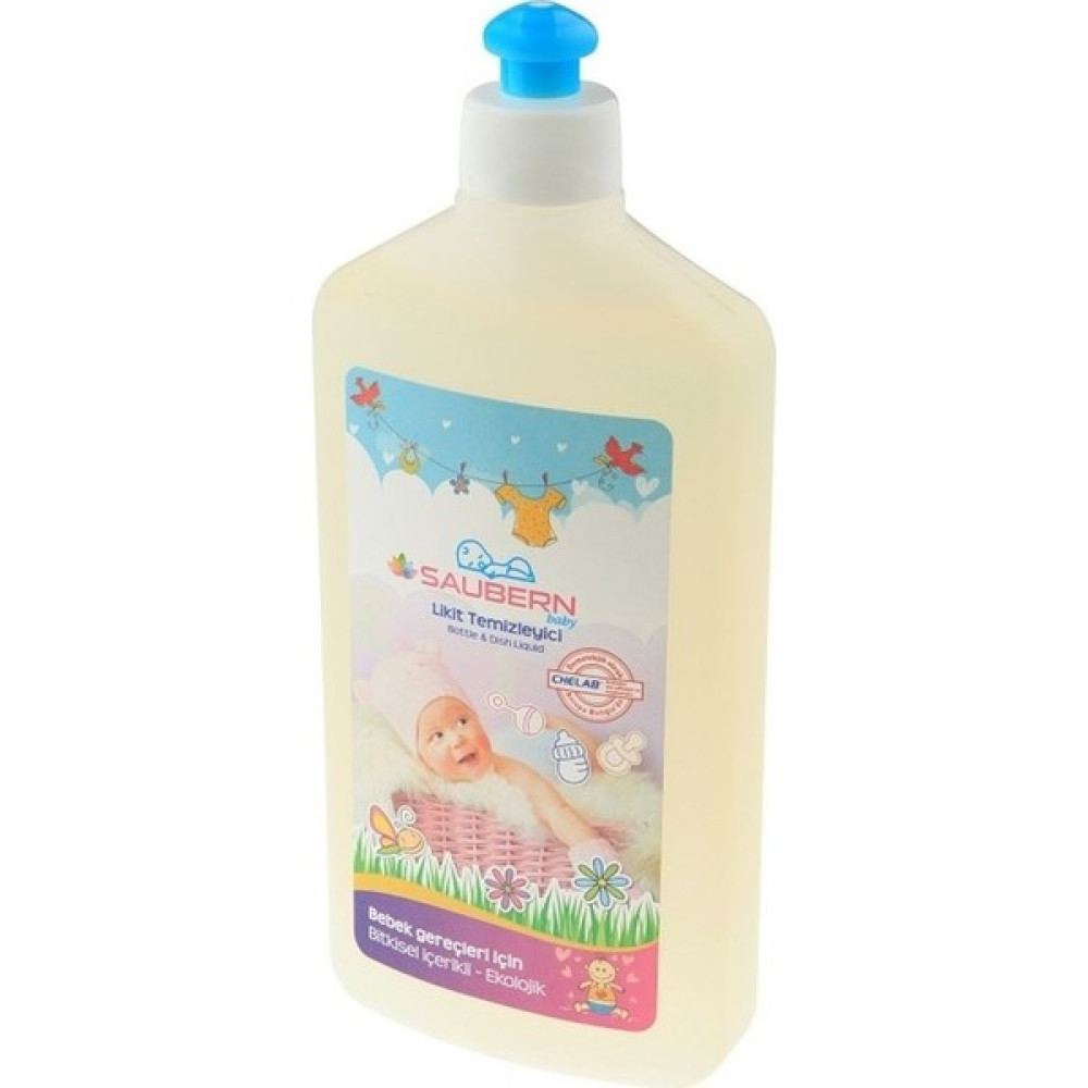 Saubern Baby Biberon Emzik Likit Temizleyici - 500 ml - 3 Adet Biberon Fiyatı