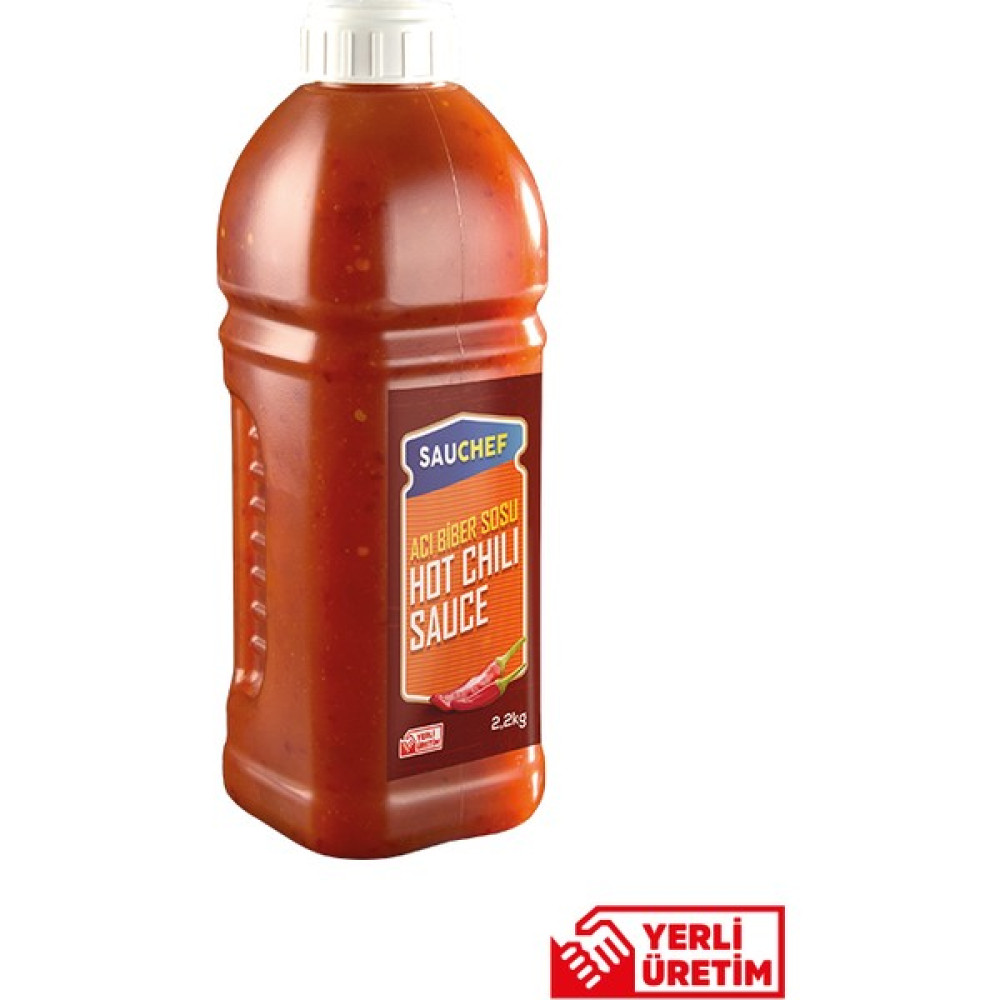 Sauchef Hot Chili Sauce (Acı Biber Sosu) 2200gr - 2,2 kg Diğer Fiyatı