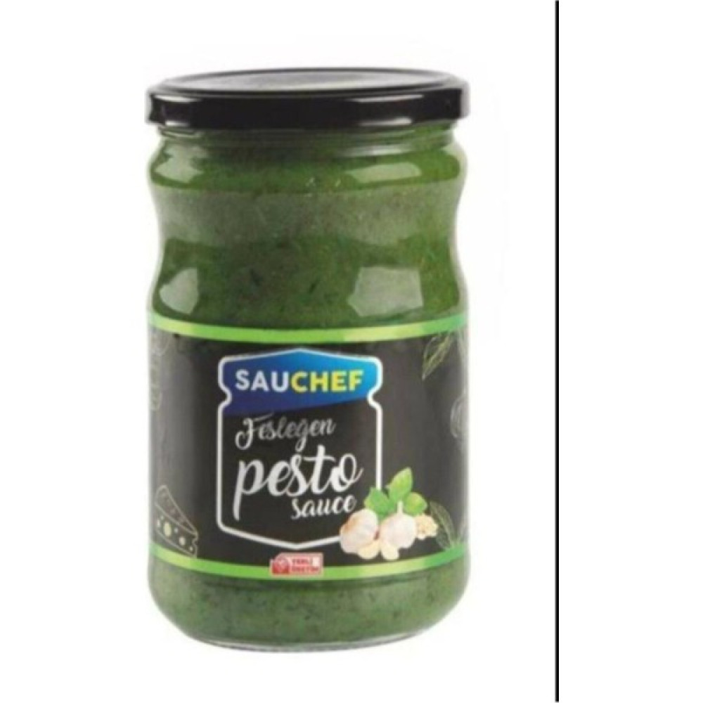 Sauchef Pesto Sos 600 gr Cam Şişe Yemeklik Sos Sos Fiyatı