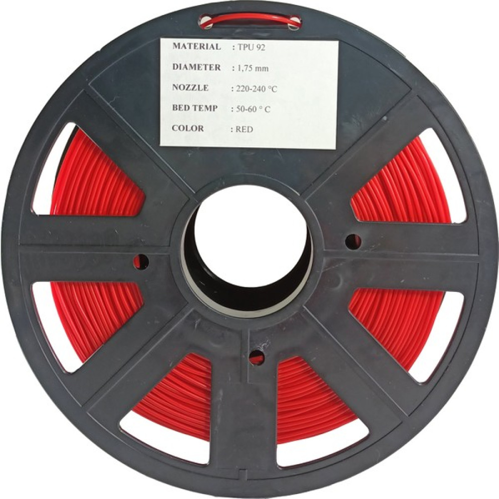 Sava Flex Tpu Esnek Filament 92A Kırmızı Filament Fiyatı