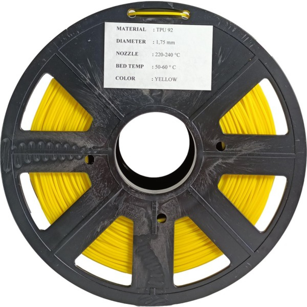 Sava Tpu (Flex) Esnek Filament - 1.75 mm Sarı Filament Fiyatı