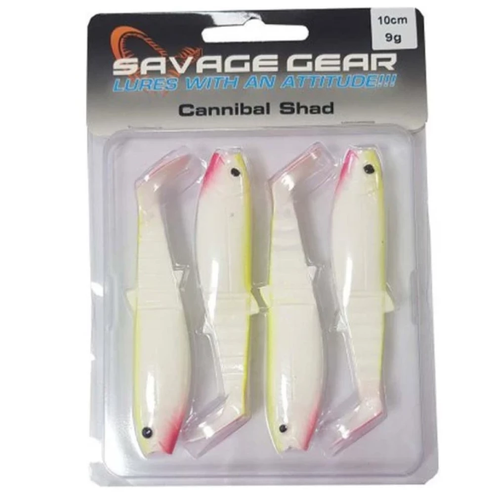 Savage Gear Cannibal 10Cm 9Gr 4 Adet Silikon Yem Clown Renk (İğnesiz) Balıkçılık Malzemeleri Fiyatı