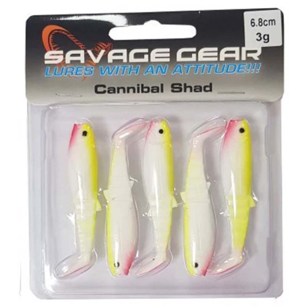 Savage Gear Cannibal 6.8Cm 3Gr 5 Adet Silikon Yem Clown Renk (İğnesiz) Balıkçılık Malzemeleri Fiyatı