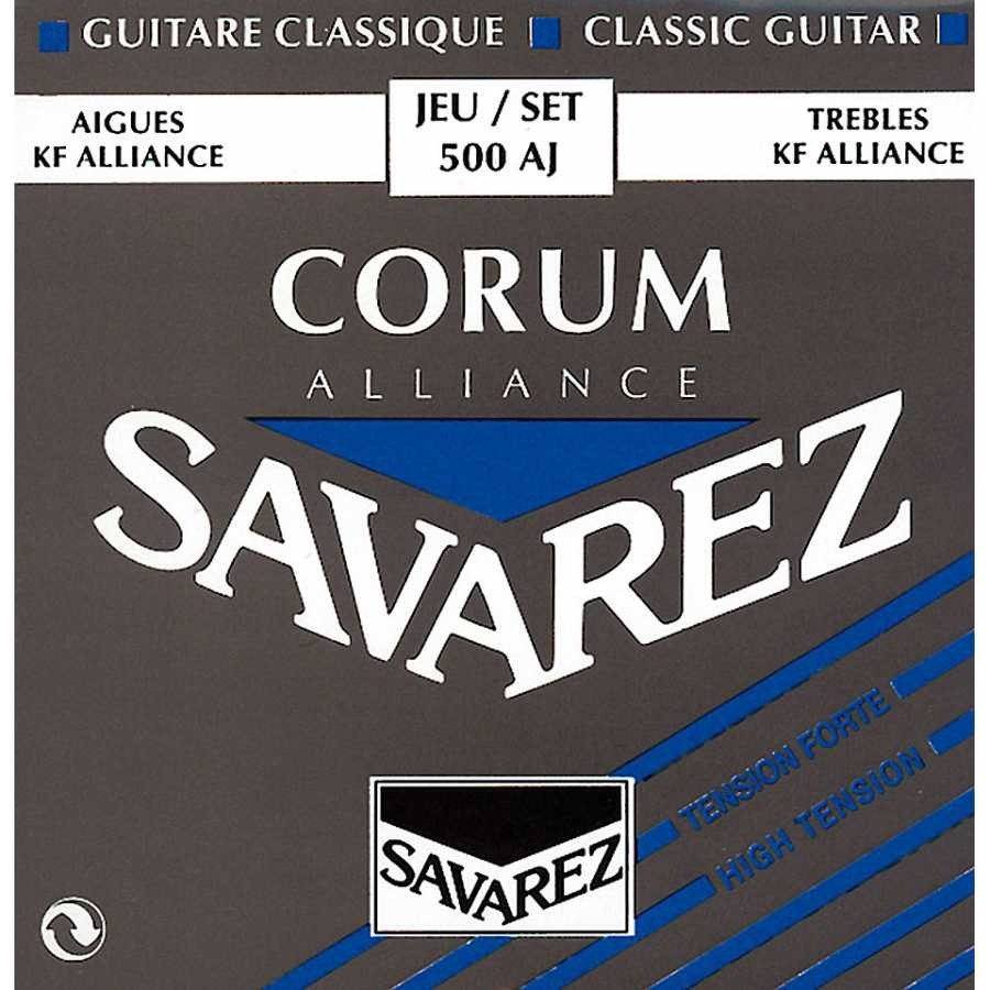 Savarez 500AJ Alliance Corum Blue Klasik Gitar Teli Türkiye Menşeli Yüksek Tansiyon Klasik Gitarlar Fiyatı