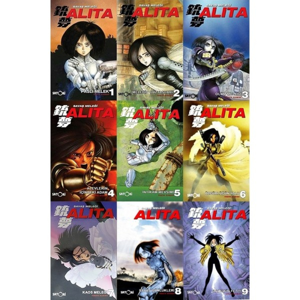 Savaş Meleği Alita Cilt 1-9 Set Çizgi Roman Fiyatı