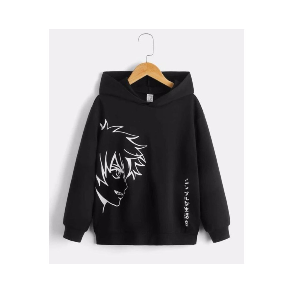 SAVO GİYİM Anime Baskılı Çocuk Kapşonlu Sweatshirt 5-6 Yaş Beden Bayan Sweatshirt Fiyatı