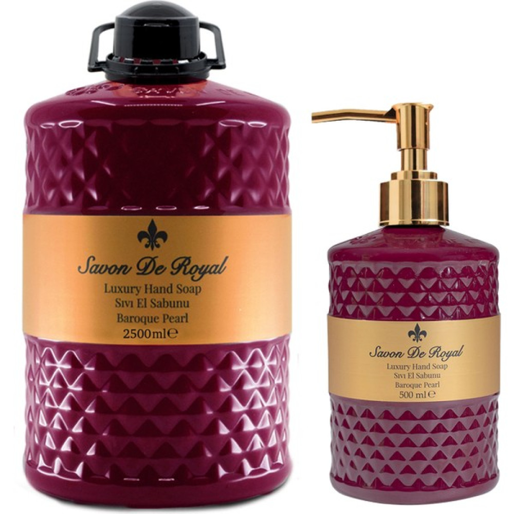 Savon De Royal Luxury Vegan Sıvı Sabun Baroque Pearl 2.5 lt & 500 ml Sabunlar Fiyatı