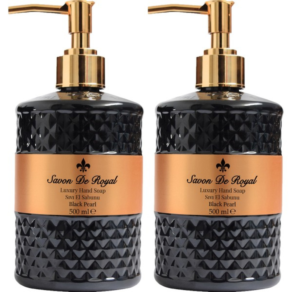 Savon De Royal Luxury Vegan Sıvı Sabun Black Pearl 2 x 500 ml Sabunlar Fiyatı