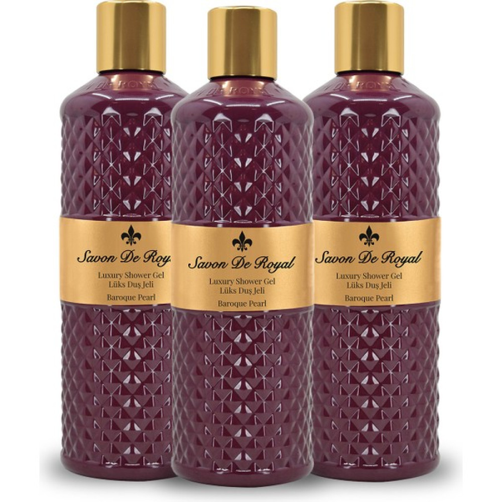 Savon De Royal Pearl Duş Jeli Mor 500 ml 3 Adet - 1500 ml Duş Jelleri ve Banyo Köpükleri Fiyatı