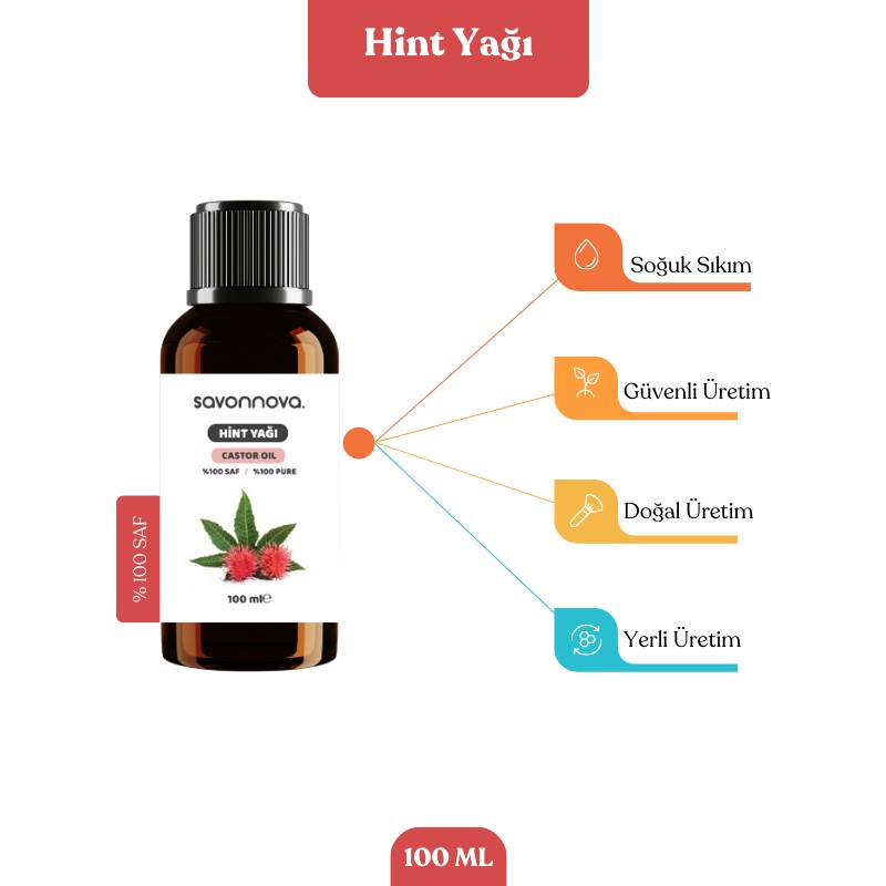 Savonnova Doğal Hint Yağı %100 Saf 100 ml Bitkisel Yağlar Fiyatı