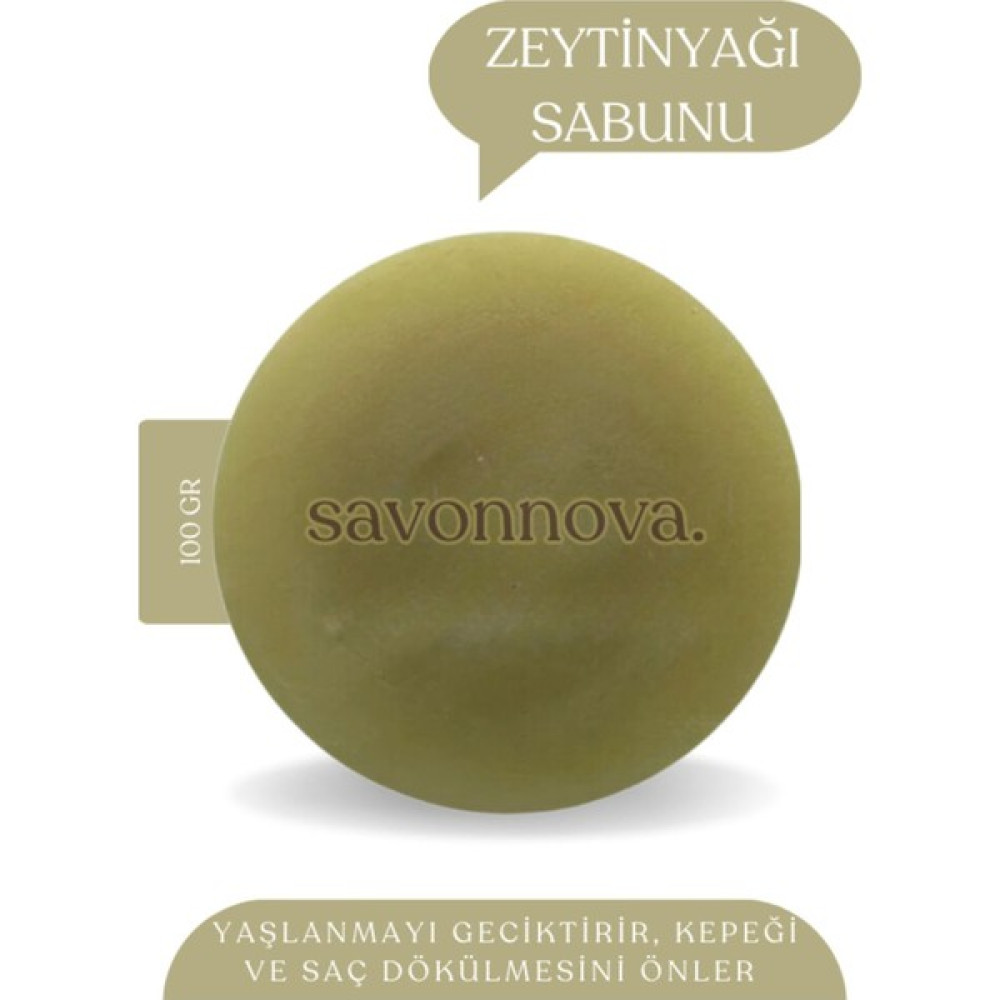 Savonnova Doğal Zeytinyağı Sabunu, El Yapımı, Nemli Ve Parlak Saçlar Için Katkısız Sabun 100 Gr Oto Boyaları Fiyatı