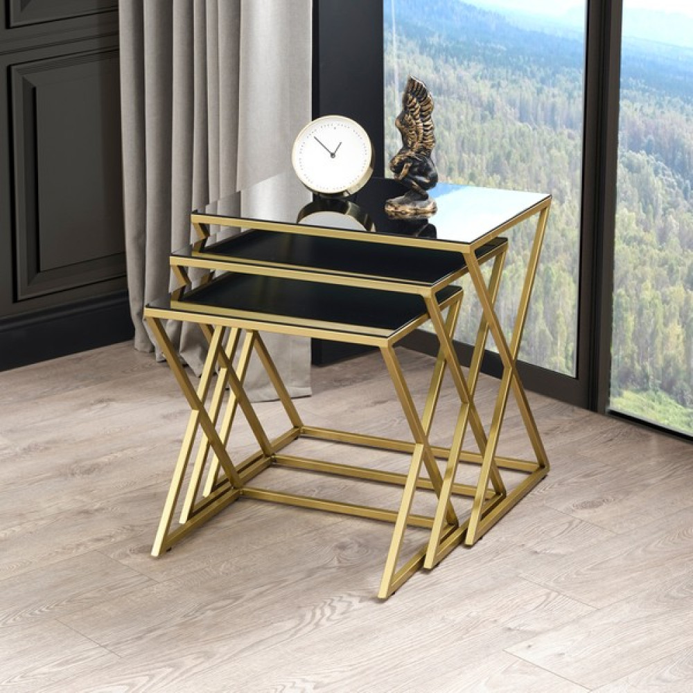 Sawoli Home Royal Gold Metal Ayak Zigon Sehpa Zigon Sehpa Fiyatı