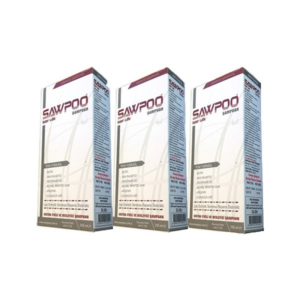 Sawpoo 300 ml Şampuan x 3 Adet Şampuan ve Saç Kremi Fiyatı