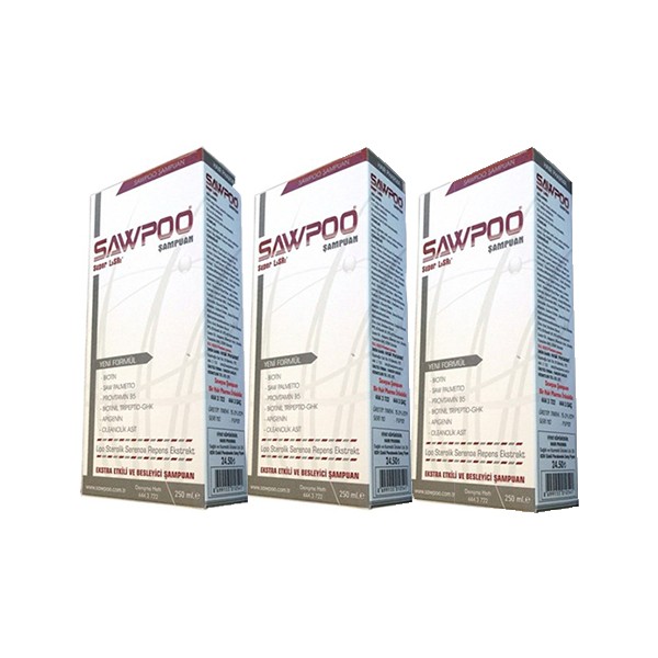 Sawpoo 300 ml Şampuan x 3 Adet Diğer Fiyatı