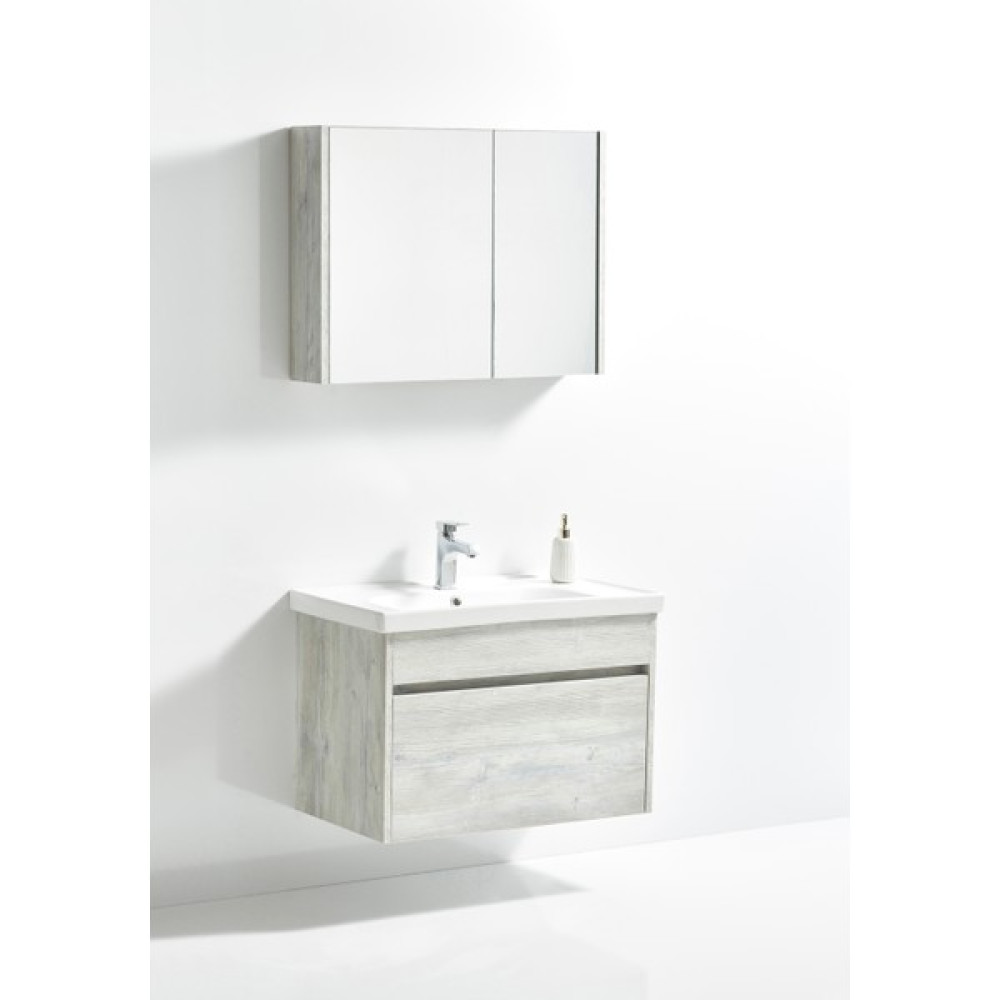 Saydam Mobilya Alaçatı 60 cm Banyo Dolabı Takımı Alt Üst - Beyaz Banyo Dolabı / Mobilyası Fiyatı
