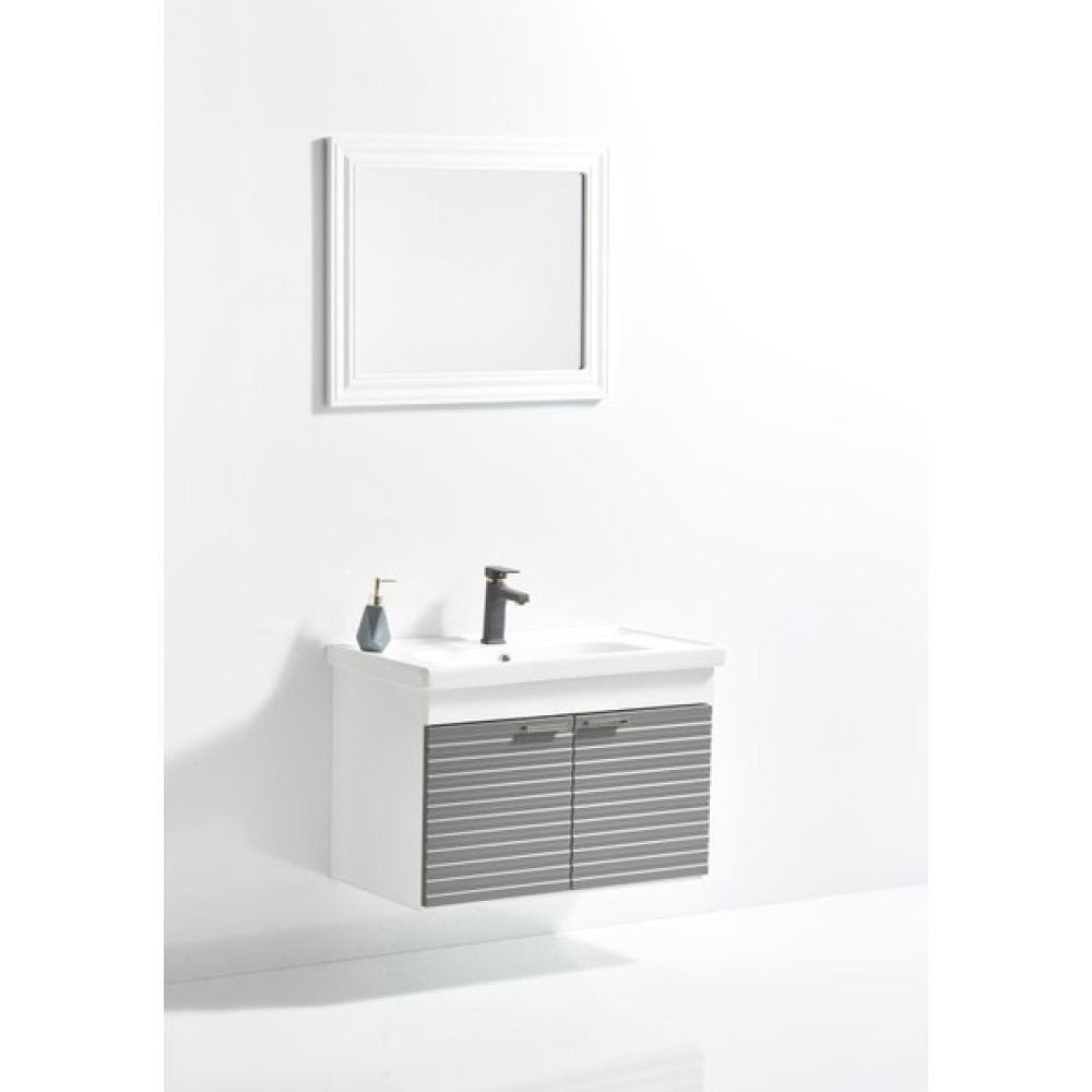 Saydam Mobilya Valettin 60 cm Banyo Dolabı Takımı Alt Üst - Beyaz Banyo Dolabı / Mobilyası Fiyatı