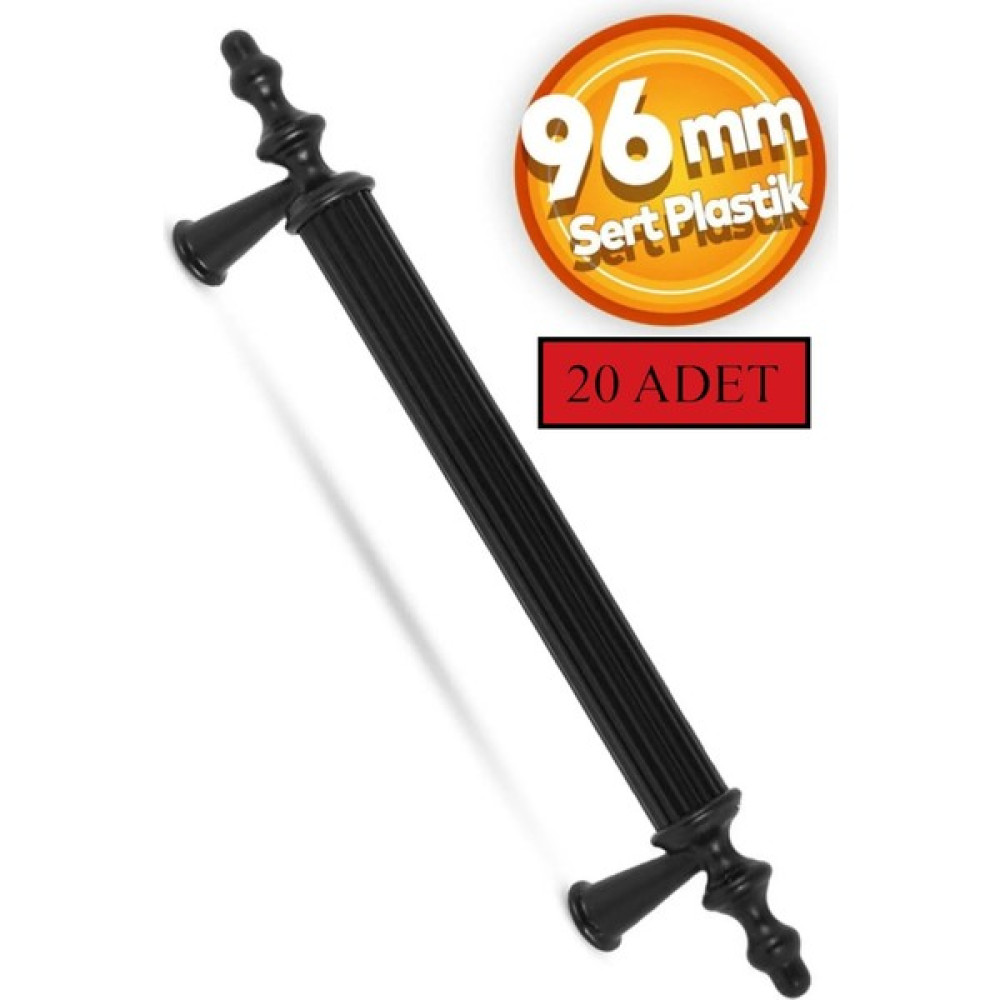 Saygın 96 mm Polimer Dolap Kulpu 20 Adet Vidalı - 96mm Nalburiye & Hırdavat Fiyatı