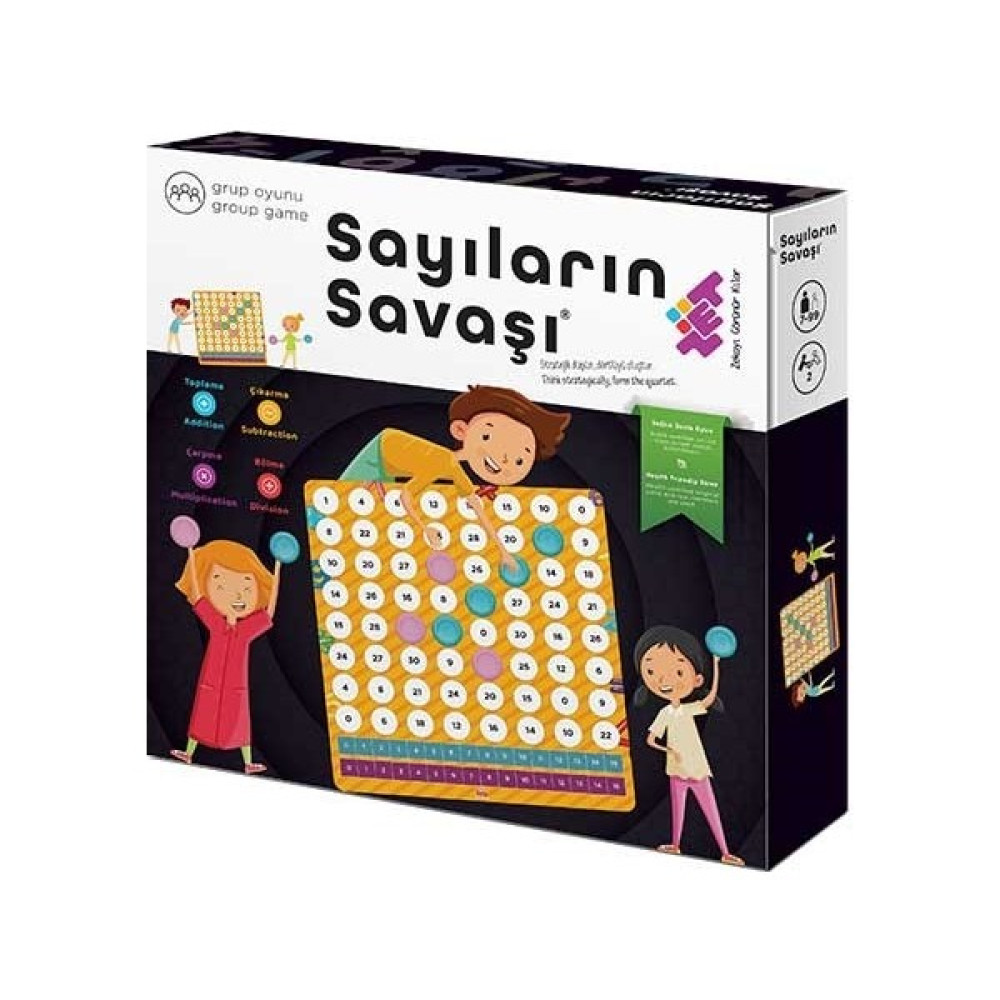 Sayıların Savaşı Zeka ve Akıl Oyunu 7+ Yaş 2 Oyuncu Oyun & Hobi Fiyatı