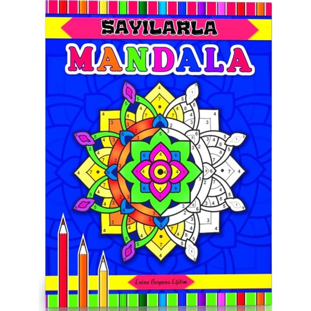 Sayılarla Mandala Boyama Kitabı 100 Mandala Aktivite & Eğitici Kitaplar Fiyatı