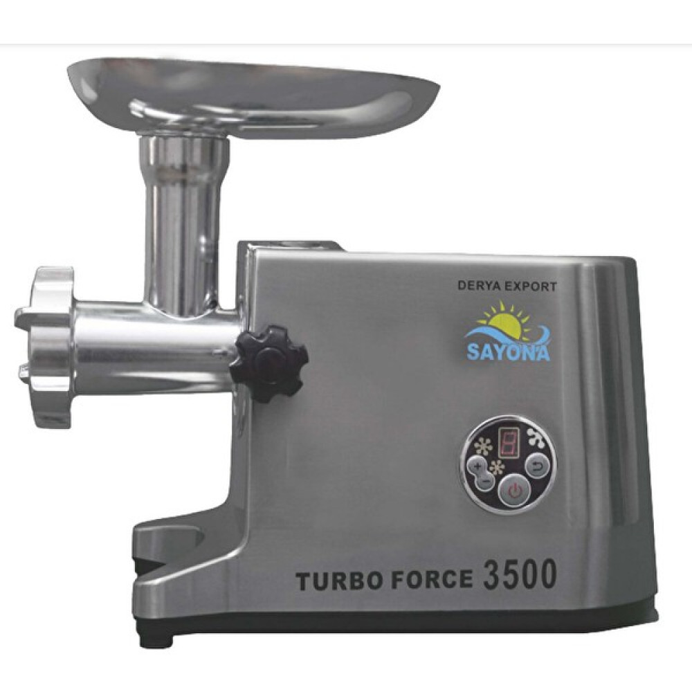 Sayona S-3500D Turbo Force Kıyma Makinesi - Gri Kıyma Makineleri Fiyatı