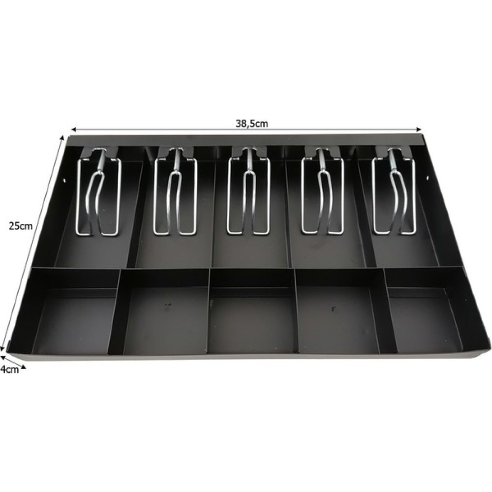 Saypos 10 Gözlü Metal Para Çekmecesi Içi 5 Banknot 5 Bozuk Para Gözlü 41 x 27,5 x 5 cm Yazarkasa Fiyatı