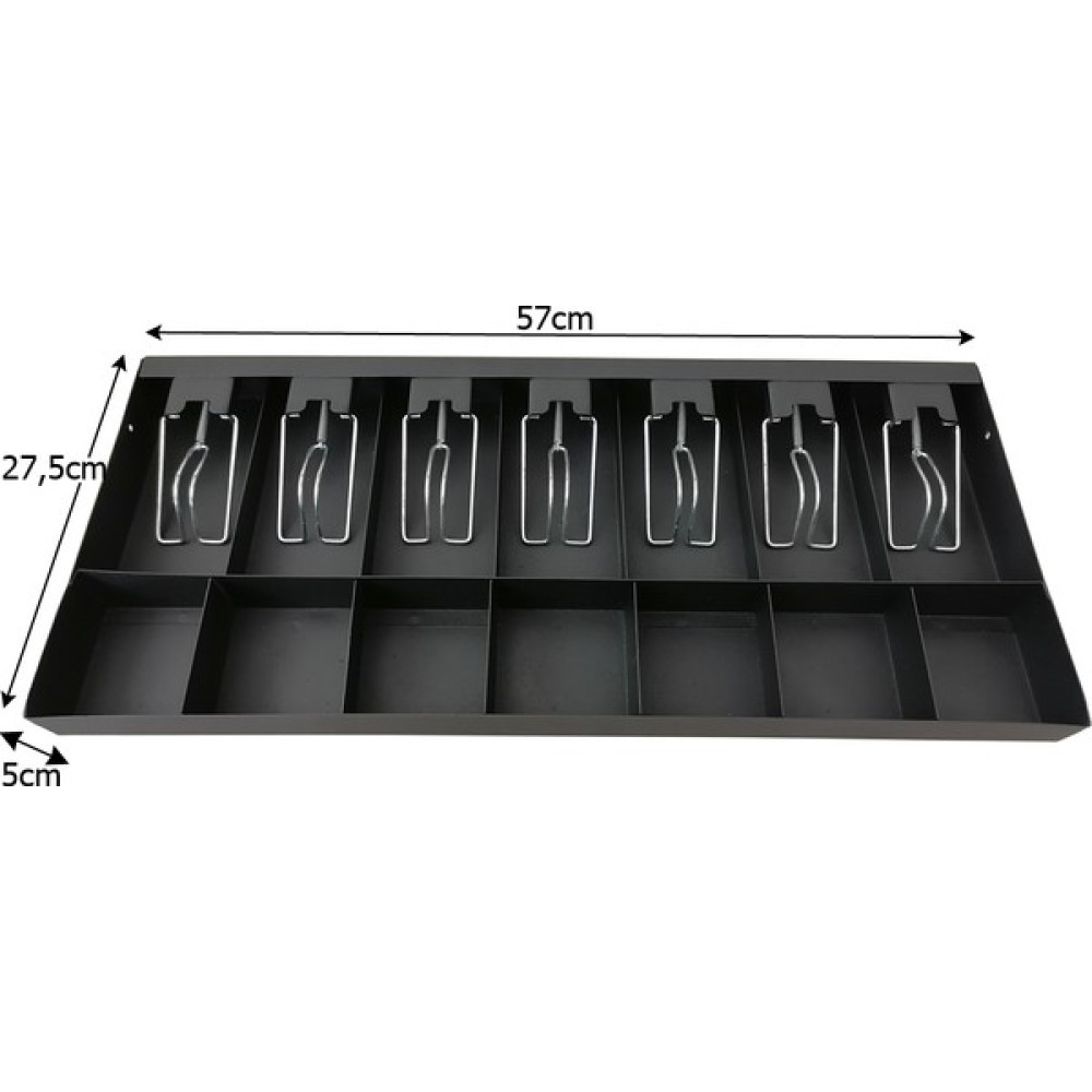 Saypos Metal Çekmece Içi Para Düzenleyici 7 Banknot 7 Bozuk Para Gözlü Para Çekmecesi 57 x 27,5 x 5cm Yazarkasa Fiyatı