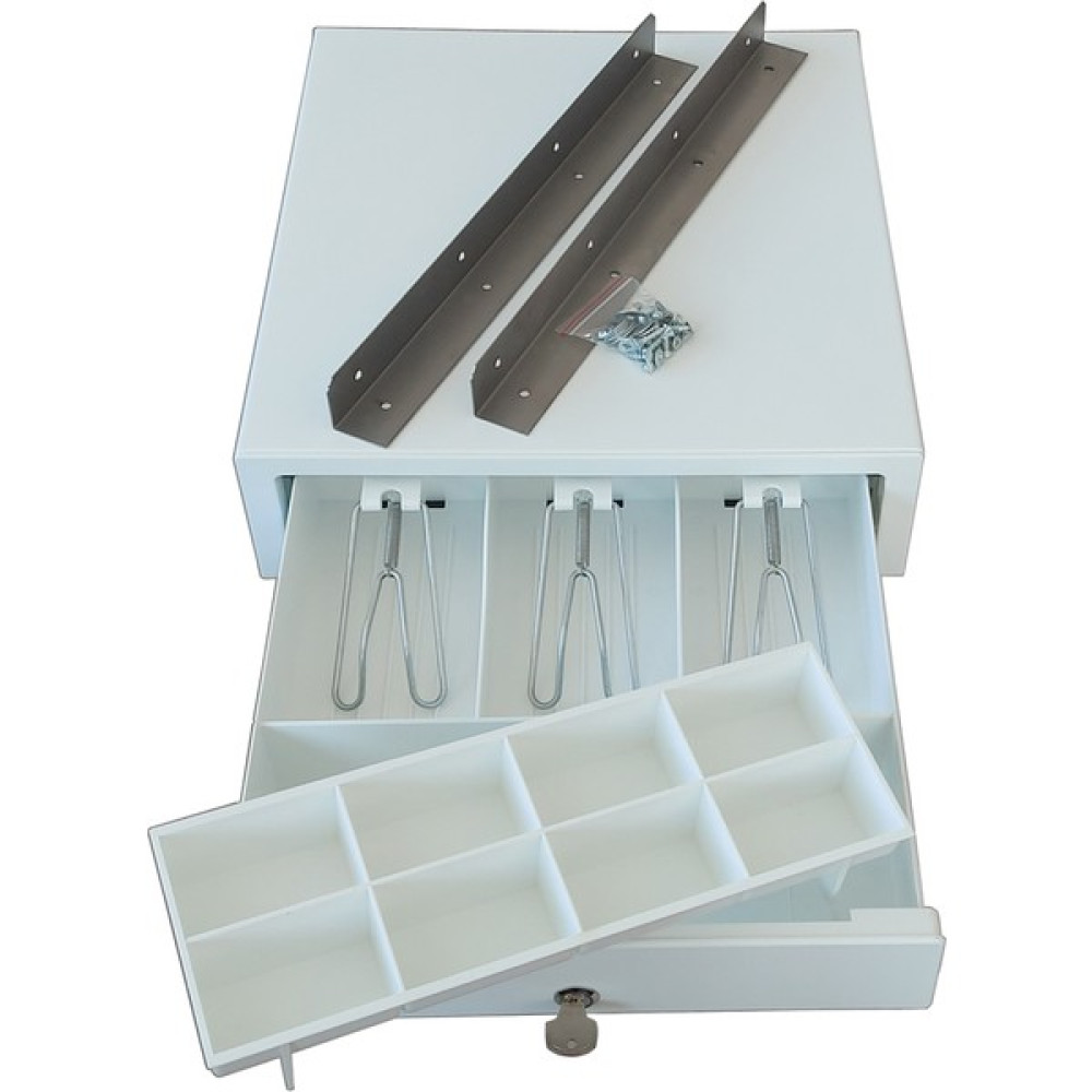 Saypos Metal Mandallı 11 Gözlü Dokunmatik Yazar Kasa Para Çekmecesi + Montaj Askısı 33 x 36 x 9.5 cm Yazarkasa Fiyatı