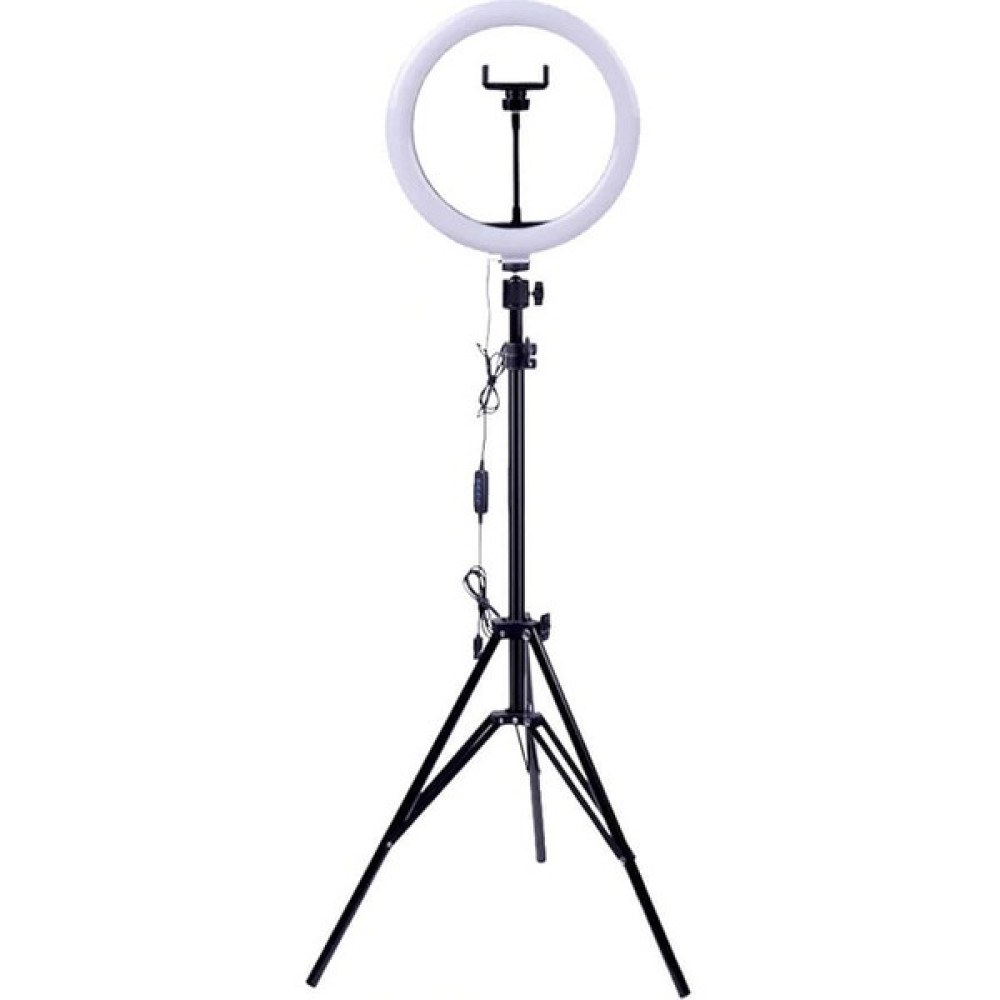 Saywin Youtuber Kuaför Makyaj Çekimleri Için 14" Ring Light + 2 m Stand Video Kamera Aksesuarları Fiyatı