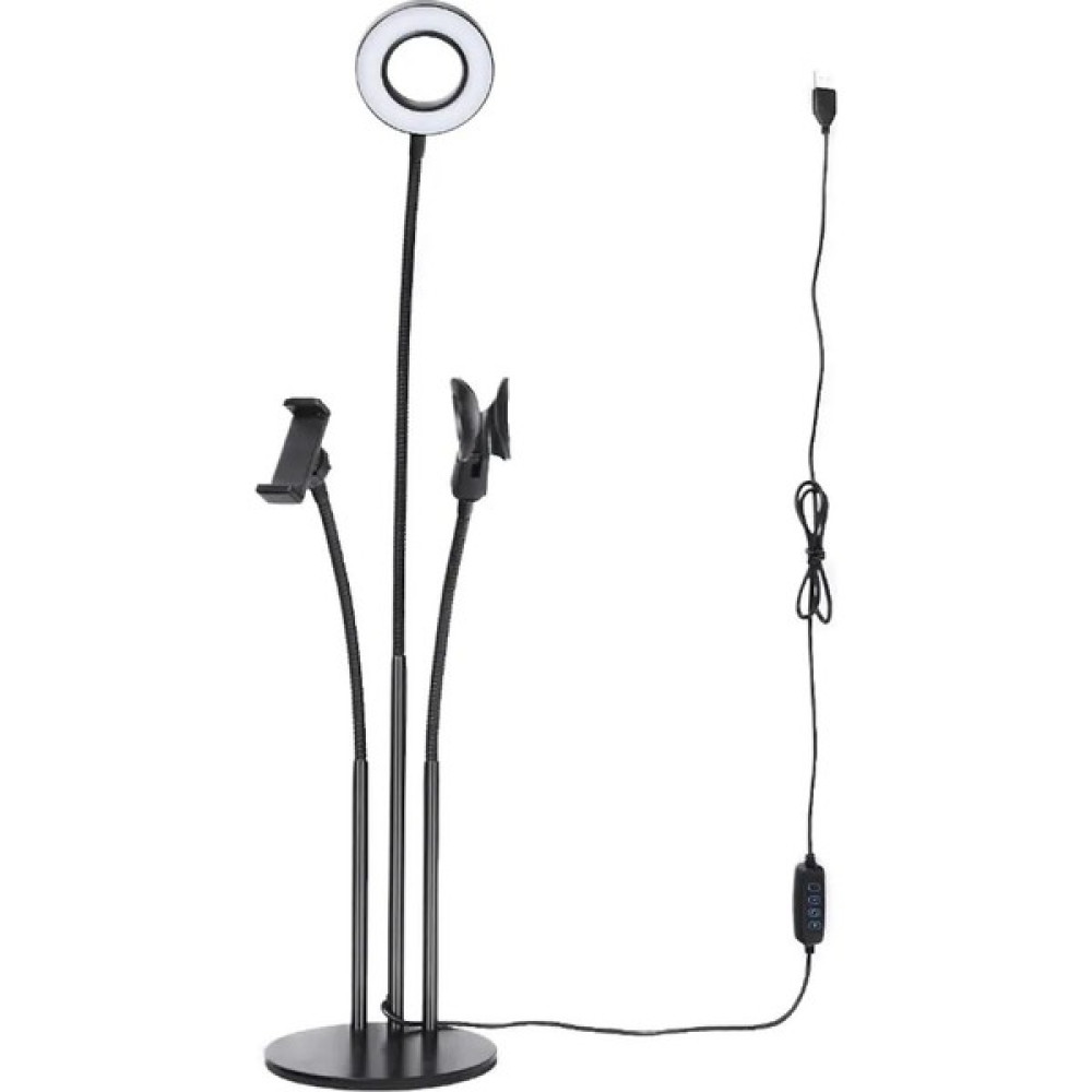 Saywin Youtuber LED Selfie Tripod Telefon ve Mikrofon Tutuculu Canlı Yayın Işığı 3" Halka 70 cm Tripodlar Fiyatı