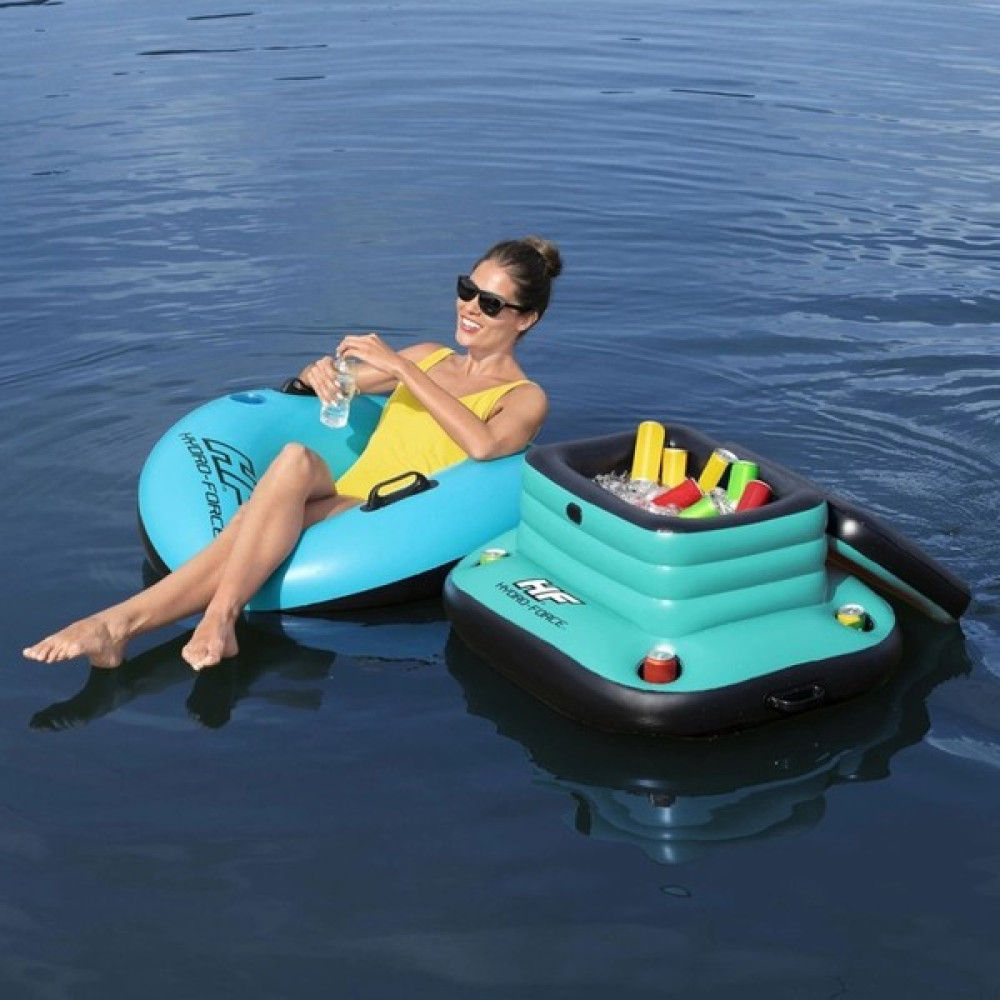 Saze Tekli Hydro-Force Şişirilebilir Soğutucu 88 x 77 cm 43191 Çok Renkli 3+ Yaş - Altın Oto Boyaları Fiyatı
