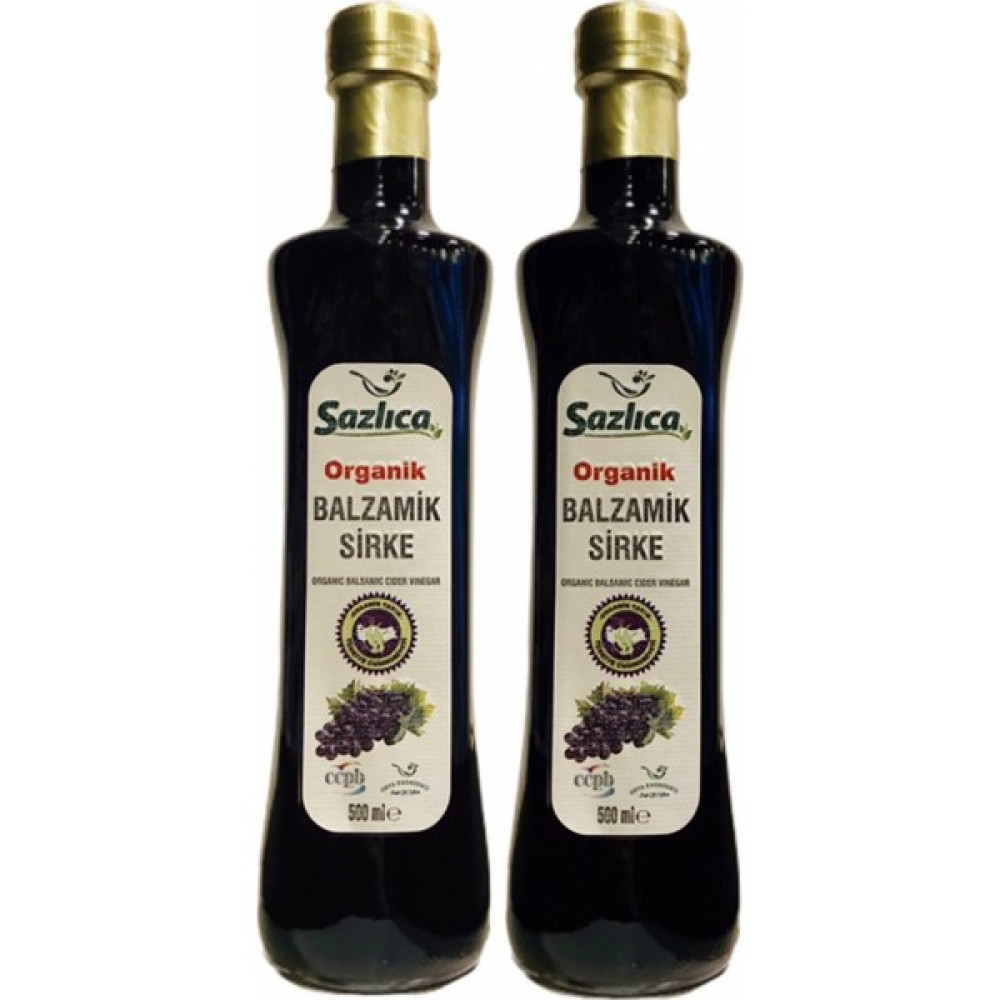 Sazlıca Organik Balzamik Sirke 500 ml 2'li Sos Fiyatı