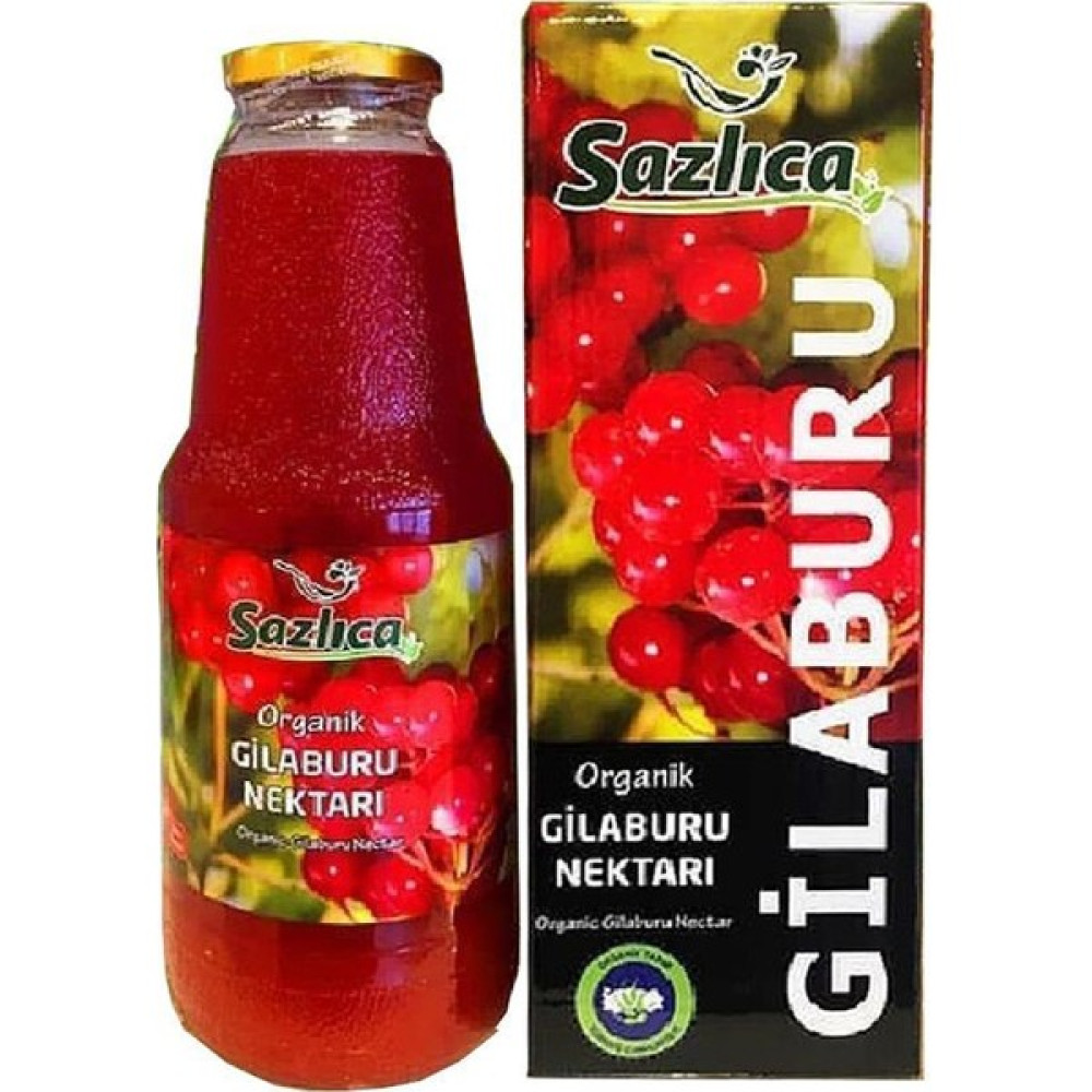 Sazlıca Organik Gilaburu Nektarı 1000 ml - 1 lt Diğer Fiyatı
