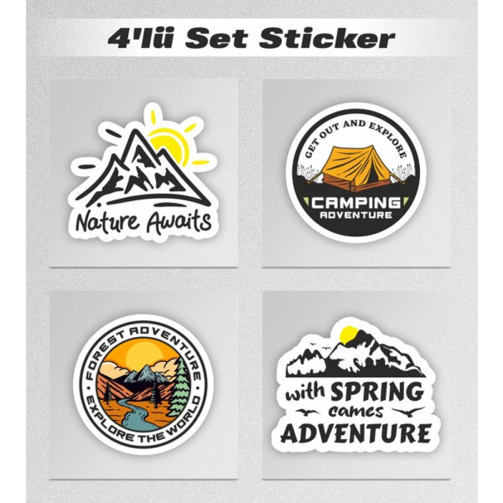 Sb Store Adventure Camping Outdoor Karavan Off Road 4lü Ekonomik Set 1 - 10cm - Renkli Oto Boyaları Fiyatı