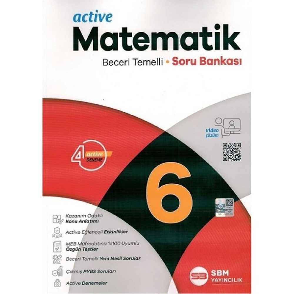 SBM Sbm  6. Sınıf Active Matematik Soru Bankası (Beceri Temelli) Tüm Dersler Fiyatı