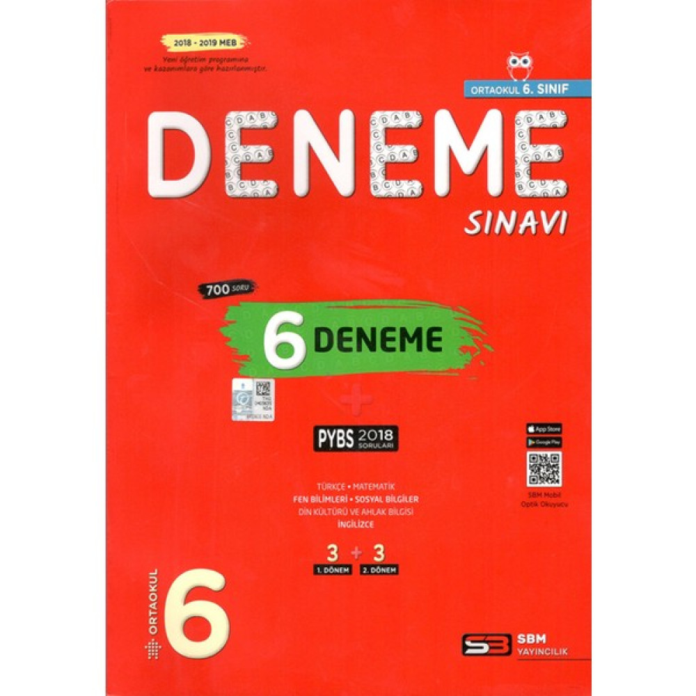 SBM Yayıncılık 6. Sınıf Deneme Kaynak Kitapları Fiyatı